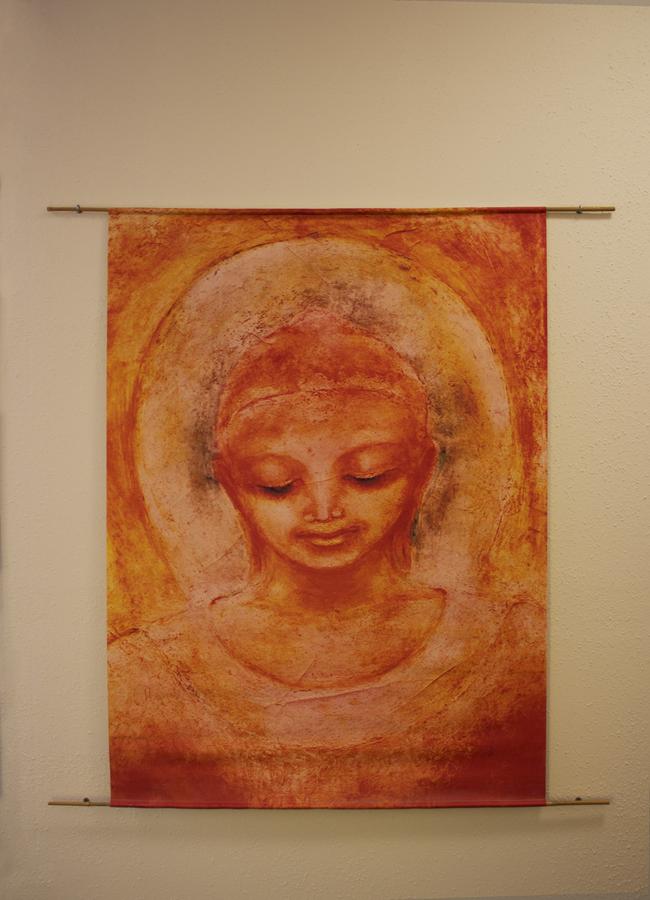 Wandbild mit Buddha-Motiv